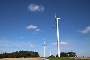 Windpark, südlich von Aigen bei Raabs