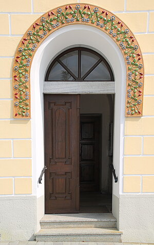 Bärnkopf, Pfarrkirche hl. Anna, 1854, Portal
