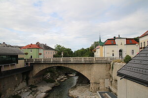 Purgstall, Marktbrücke über die Erlauf, 1872