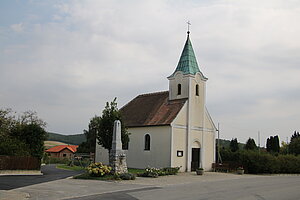 Friebritz, Kapelle hl. Laurentius, 1930/31 Bau umgestaltet