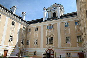 Rosenau-Schloss, Schloss Rosenau, 1736-47 Barockisierung der 1593 errichteten Anlage