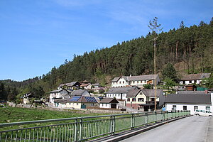 Kollmitzgraben, Handwerkersiedlung im Thayatal, zu Füßen der Burg