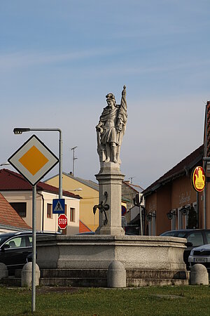 Hollabrunn, Floriani-Brunnen, 1862/63