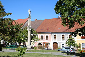 Drosendorf, Pranger auf dem Hauptplatz