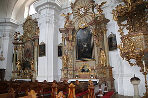 Maria Schutz, Pfarr- und Wallfahrtskirche, Seitenaltäre