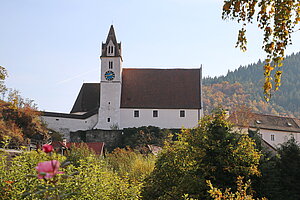 Senftenberg, Pfarrkirche hl. Andreas, 14./15. Jh., teilweise barockisiert