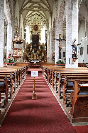 Kilb, Pfarrkirche Hll. Simon und Judas, Inneres der Pfarrkirche