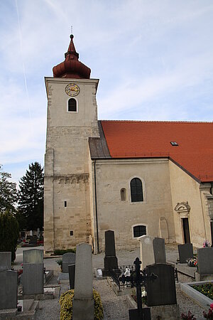 Petronell-Carnuntum, romanische Saalkirche. um 1210