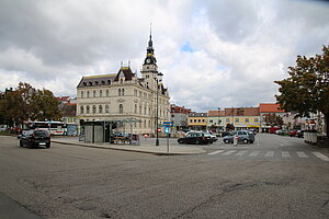 Laa an der Thaya, Blick über den Stadtplatz