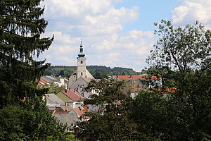 Blick über Litschau