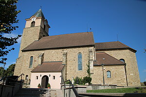 Leobendorf, Pfarrkirche hl. Markus, gotischer Bau