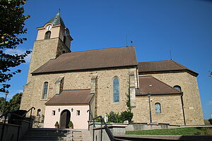 Leobendorf, Pfarrkirche hl. Markus, gotischer Bau