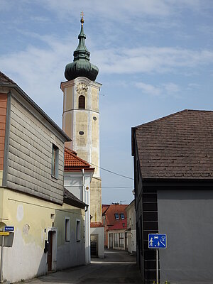 Marbach an der Donau, Blick in die Marktgasse