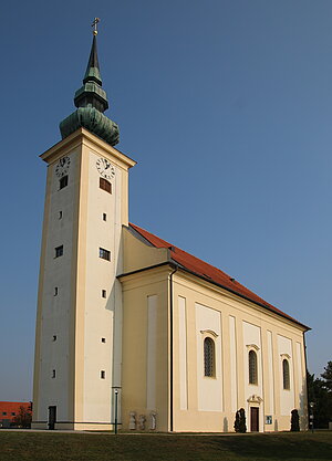 Schönkirchen, Pfarrkirche hl. Markus, barocker Bau 1695-1698 errichtet