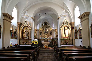 Ernsthofen, Pfarrkirche Mariae Flucht, frühbarocke Saalkirche