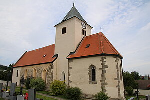 Spital bei Weitra, Pfarrkirche hl. Johannes der Täufer, romanische Ostturmkirche mit gotischem Chor