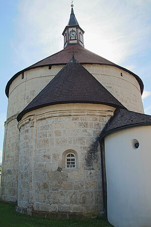 Scheiblingkirchen, Pfarrkirche hl. Maria Magdalena und Rupert, 1130-40 errichtet, 1147 geweiht, romanische Rundkirche