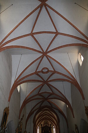 Tulln, Stadtpfarrkirche hl. Stephan, Langhaus mit Gewölben von 1496-1513