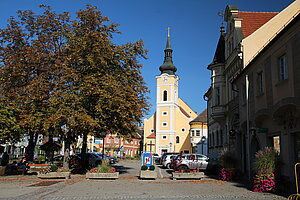 Gars, Blick über den Hauptplatz