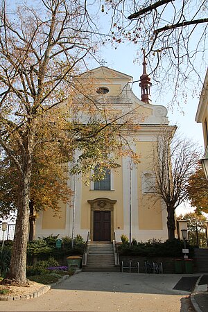 Hohenruppersdorf, Pfarrkirche Hl. Kreuz, 1788 bis 1790 errichtet