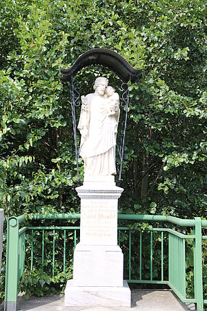 St. Martin bei Weitra, Josefsäule an der Lainsitzbrücke, 1888