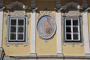 Strengberg, Fassadendetail vom Posthof