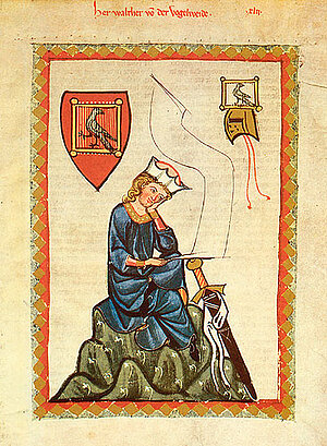 Walther von der Vogelweide, Cod. Manesse