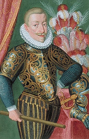 Kaiser Matthias als Erzherzog, Becksches Porträtbuch, vor 1596, KHM Wien