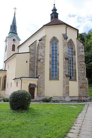 Amstetten, Stadtpfarrkirche hl. Stephanus, spätgotische Staffelkirche