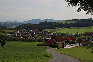 Leiben, Blick auf Leiben vom Kirchenberg aus