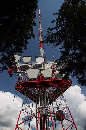 Sender Jauerling, 1955-1958 errichtet