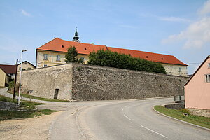 Eisgarn, Blick auf Ensemble Probsteihof