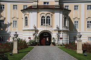 Rosenau-Schloss, Schloss Rosenau, 1736-47 Barockisierung der 1593 errichteten Anlage