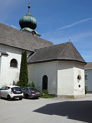 St. Aegyd am Neuwalde, Pfarrkirche hl. Ägydius, barockisierte, im Kern gotische Saalkirche