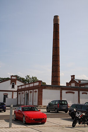 Oberwaltersdorf, Fabriksstraße, ehem. Baumwollspinnerei, Fabriksgebäude, 1895 erbaut