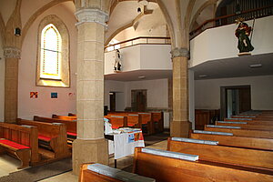 Payerbach, Pfarrkirche hl. Jakobus der Ältere, spätgotische Hallenkirche