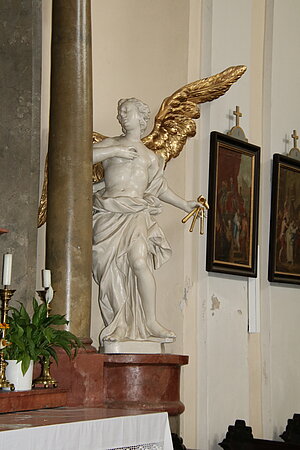 Etsdorf am Kamp, Pfarrkirche hl. Jakobus der Ältere, Statue des Seitenaltares