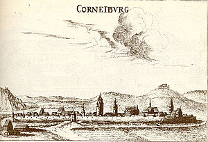 Korneuburg, Kupferstich von Georg Matthäus Vischer, aus: Topographia Archiducatus Austriae Inferioris Modernae, 1672