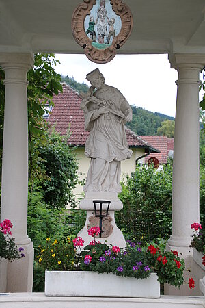 Schönberg am Kamp, Johannes-Nepomuk-Kapelle an der Kampbrücke, Mitte 18. Jahrhundert