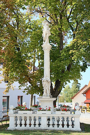 Mannersdorf, Pestsäule, Ende 17. Jh.