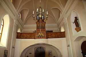 Weinzierl, Schlosskapelle Zur hl. Gottesmutter, frühbarocker Saalbau, 1620/40