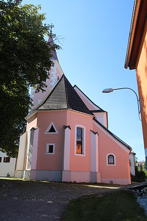 Altmelon, Pfarrkirche hl. Jakobus der Ältere, Chor, 15. Jh.