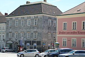 Retz, Hauptplatz Nr. 15, sog. Sgraffito-Haus, 1576