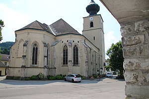 St. Veit an der Gölsen, Pfarrkirche hl. Veit, ehem. Wehrkirche, spätgotische Staffelkirche, 2. Hälfte 15. Jh.