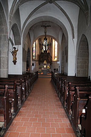 Gmünd, Pfarrkirche hl. Stephan, Blick gegen den Chor