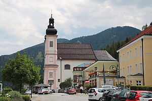 Maria Schutz, Pfarr- und Wallfahrtskirche, 1728 Baubeginn, 1738 Weihe