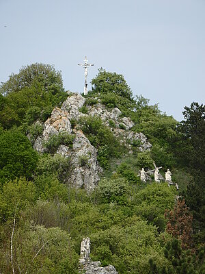 Falkenstein, Kreuzweg, Plastiken von Ferdinand Pfaundler, 1670/80