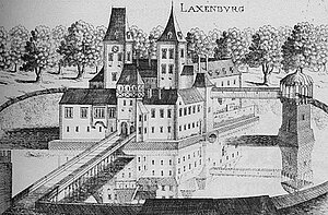 Schloss Laxenburg, Georg Matthäus Vischer, 1672