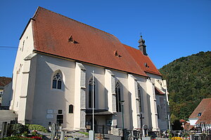 Weiten, Pfarrkirche hl. Stephanus, gotischde Staffelhalle mit älterem Chor