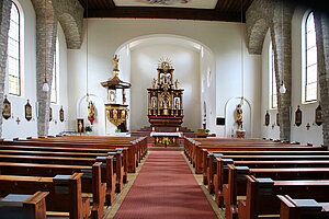 Plankenstein, Pfarr- und Wallfahrtskirche Maria Schnee, 1950-1952 nach Plänen von Josef Friedl errichtet